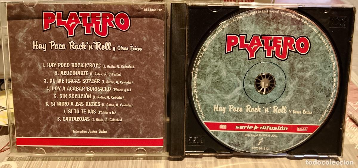 CDs de m&uacute;sica: Platero y Tu. Hay poco rock n roll y otros &eacute;xitos. CD. - Foto 3