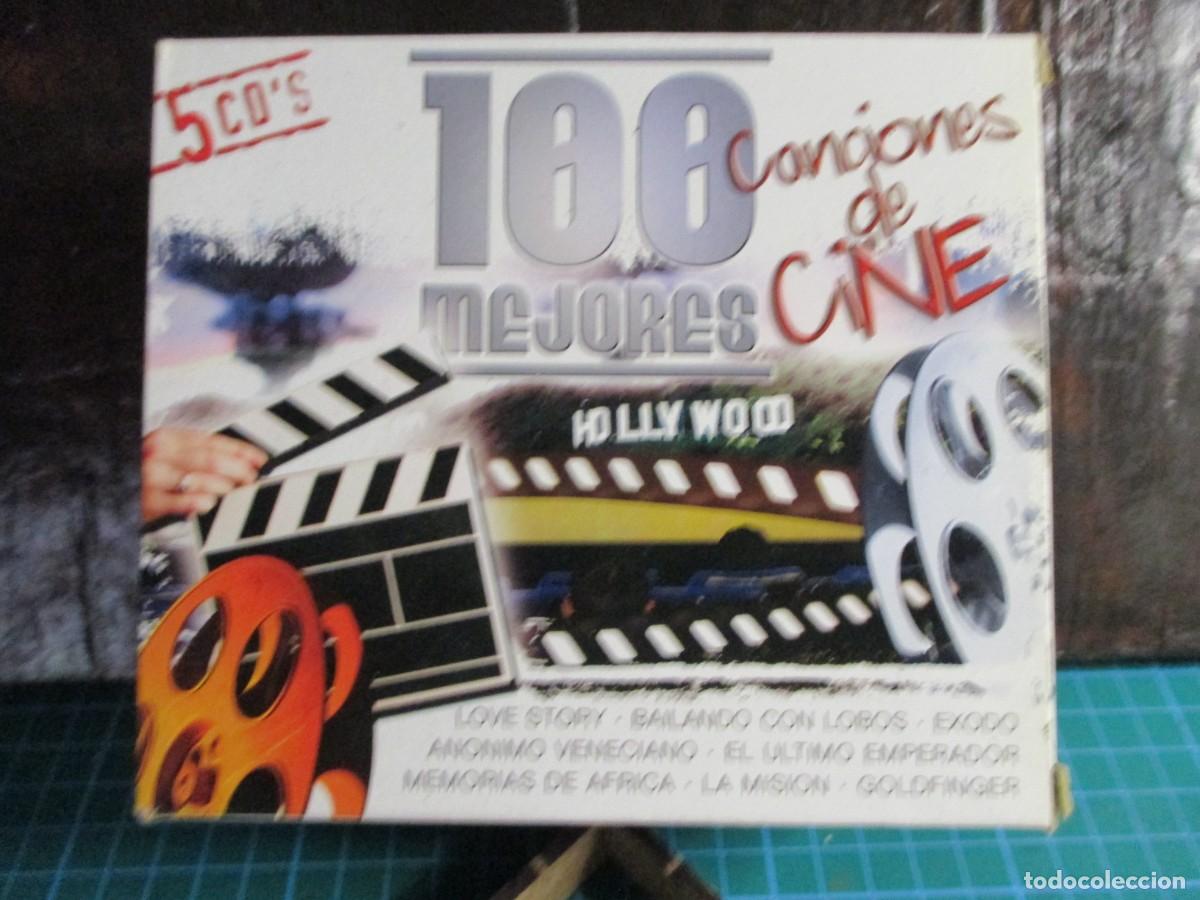 CDs de M&uacute;sica: 466- Pack 5 CDs - 100 Mejores Canciones de Cine (Bandas Sonoras)