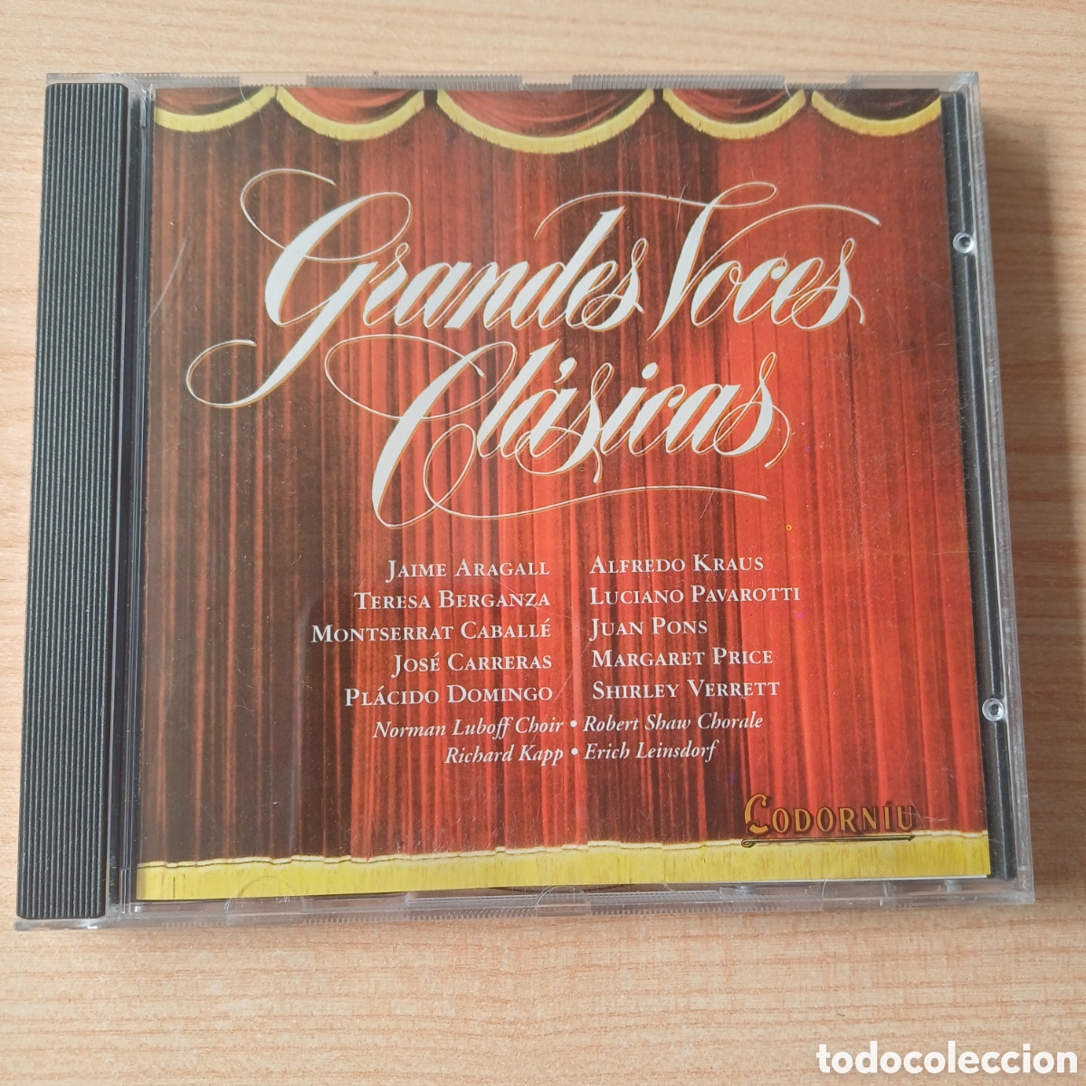 CDs de M&uacute;sica: GRANDES VOCES CLASICAS CD CABALLE KRAUS CARRERAS DOMINGO
