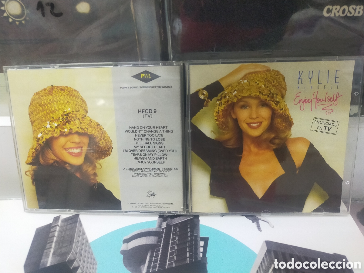 CDs de M&uacute;sica: Kylie minogue CD enjoy yourself Espa&ntilde;a 1989