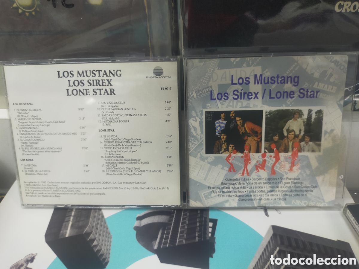 CDs de M&uacute;sica: Mustang sirex lone star CD planeta Agostini 1992