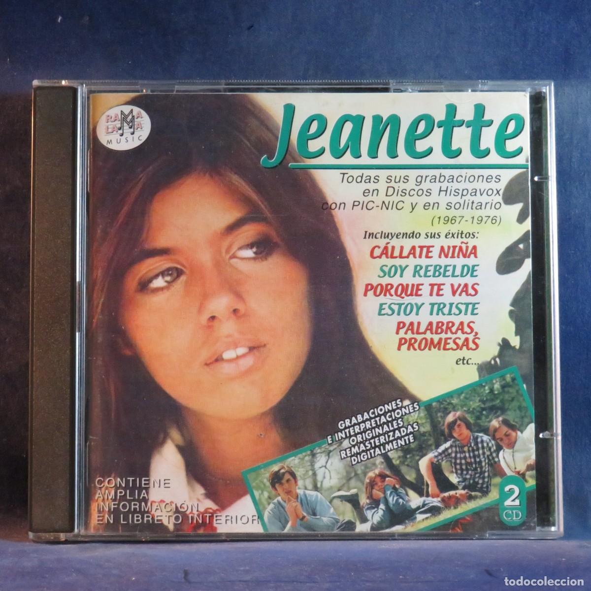 CDs de M&uacute;sica: JEANETTE &ndash; TODAS SUS GRABACIONES EN DISCOS HISPAVOX CON PIC-NIC Y EN SOLITARIO (1967-1976)- CD