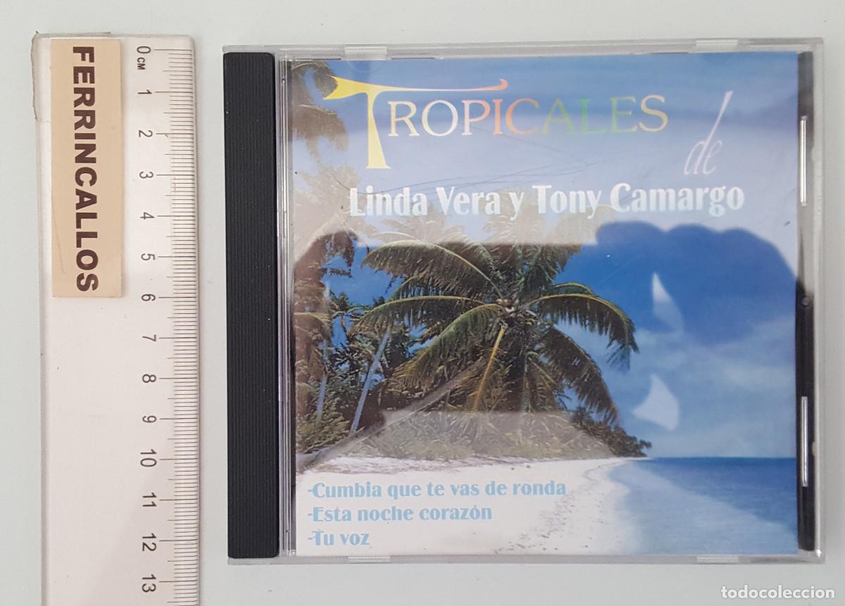 CDs de M&uacute;sica: TROPICALES DE LINDA VERA Y TONY CAMARGO, CD LHR LATINOS HOT RHYTHMS LM 82026 1998