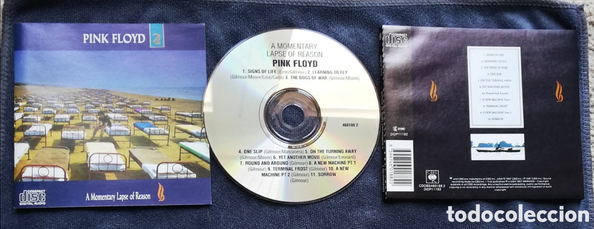 CDs de M&uacute;sica: PINK FLOYD - A Momentary Lapse of Reason