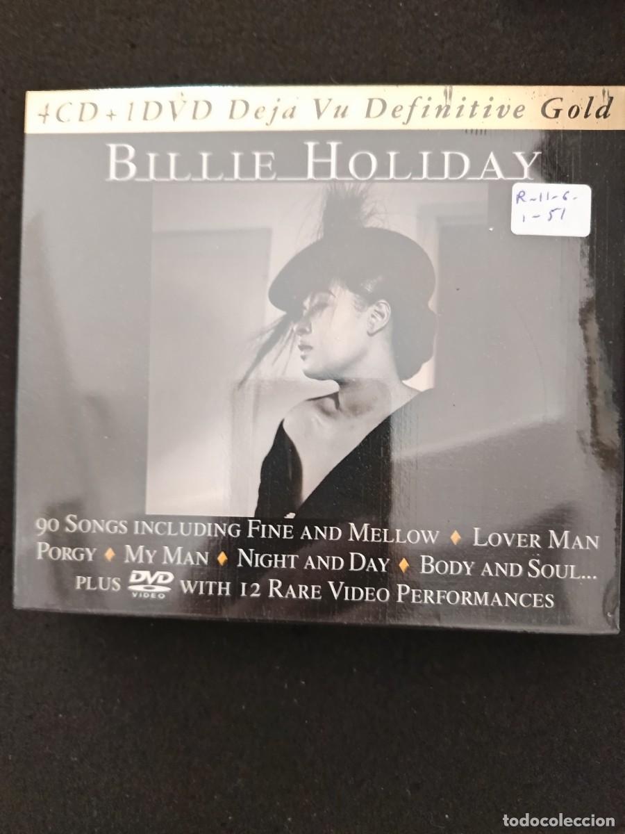 CDs de M&uacute;sica: 4CD + 1 DVD BOX. BILLIE HOLIDAY. DEJA VU DEFINITIVE GOLD. 90 SONGS + 12 RARE VIDEO PERFORMANCES
