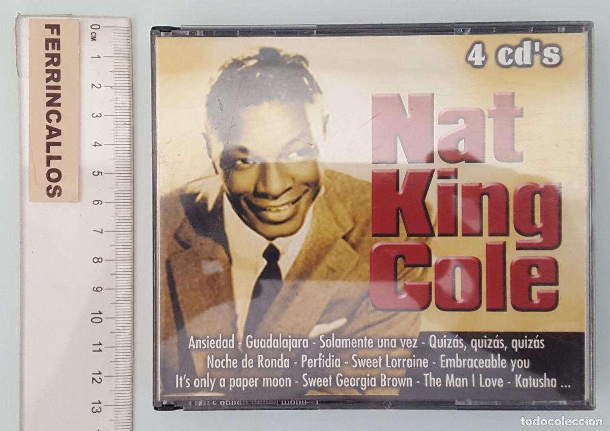 CDs de M&uacute;sica: NAT KING COLE, RECOPILATORIO CAJA CON 4 CD, THE BETTER MUSIC CD 50801, 2 CD ESPA&Ntilde;OL Y 2 JAZZ INGL&Eacute;S