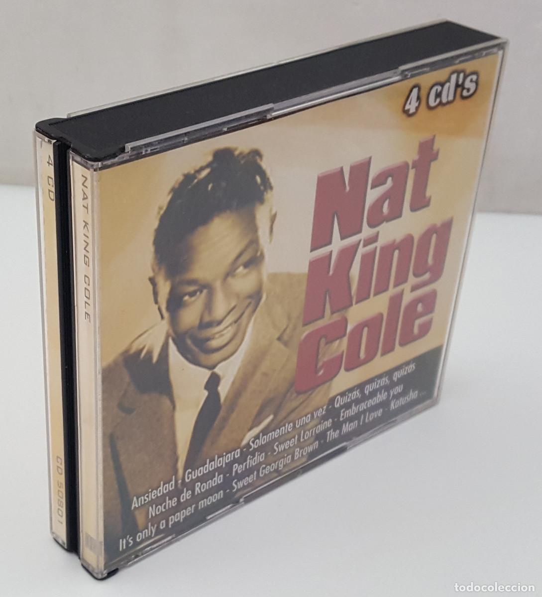 CDs de M&uacute;sica: NAT KING COLE, RECOPILATORIO CAJA CON 4 CD, THE BETTER MUSIC CD 50801, 2 CD ESPA&Ntilde;OL Y 2 JAZZ INGL&Eacute;S