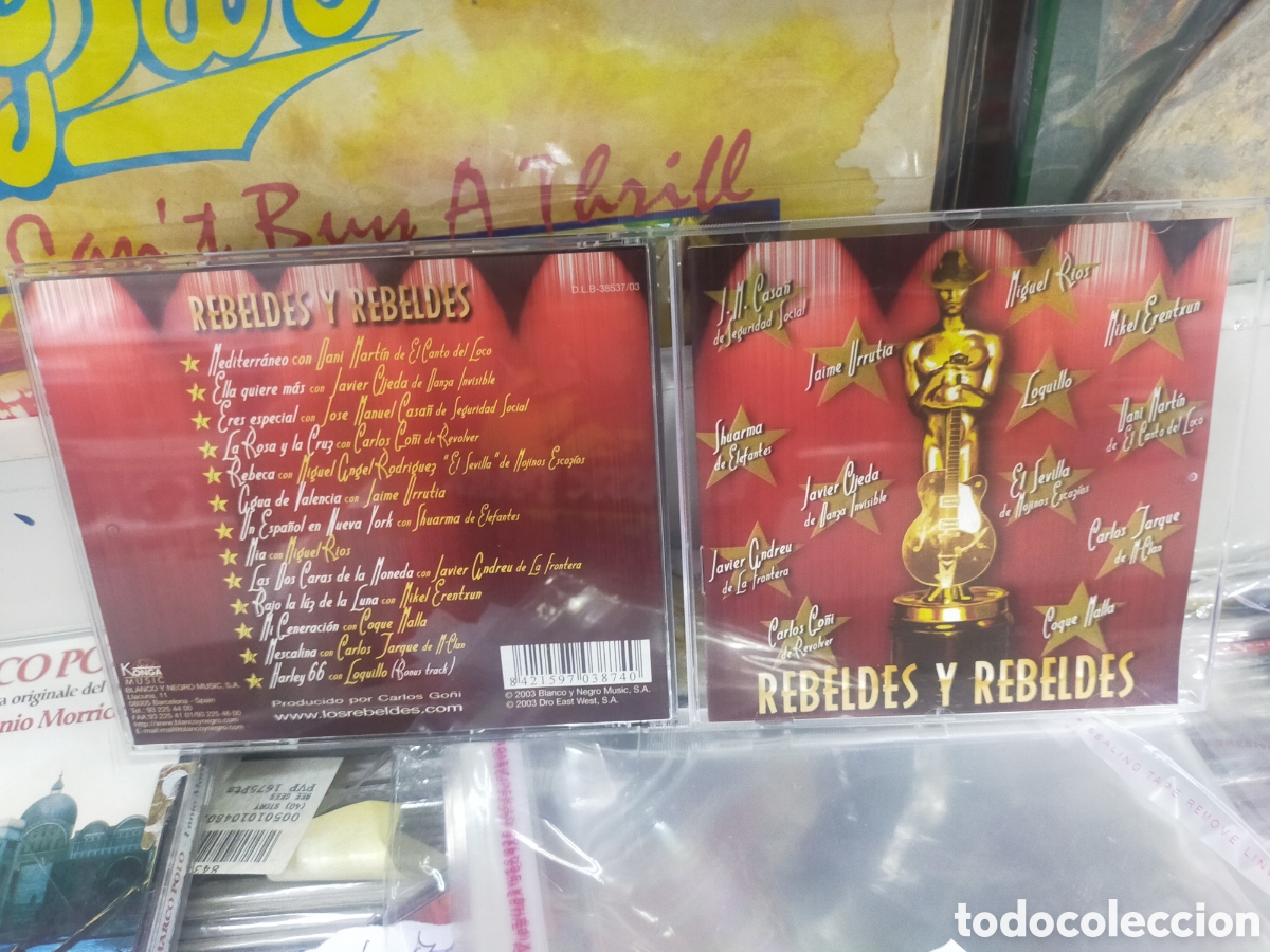 CDs de M&uacute;sica: Los rebeldes cd rebeldes y rebeldes 2003