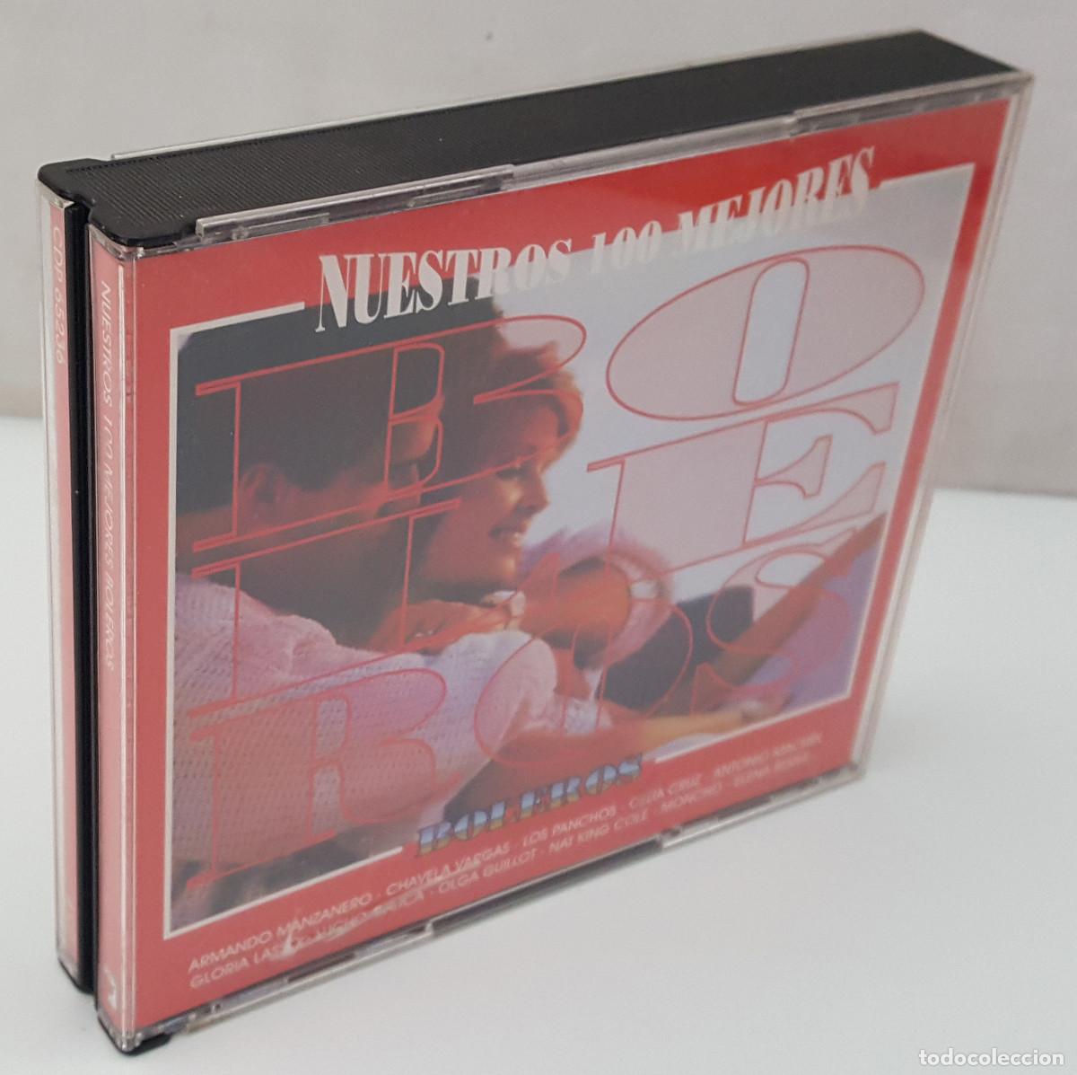 CDs de M&uacute;sica: NUESTROS MEJORES BOLEROS, RECOPILATORIO CAJA CON 4 CD, POPULAR CDP 65236