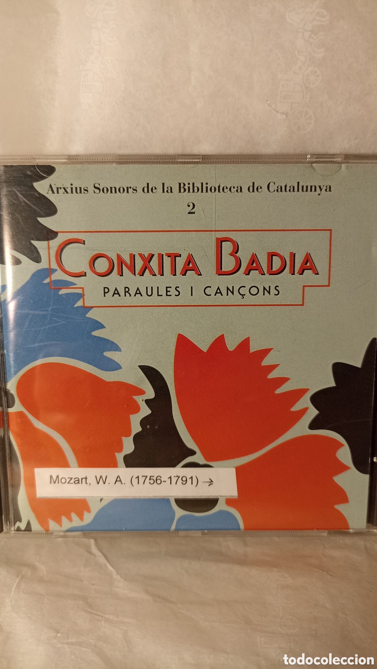 CDs de M&uacute;sica: CD &rdquo;Conxita Badia: Paraules i Can&ccedil;ons&rdquo;, que forma parte de la colecci&oacute;n Arxius Sonors de la Bibliote