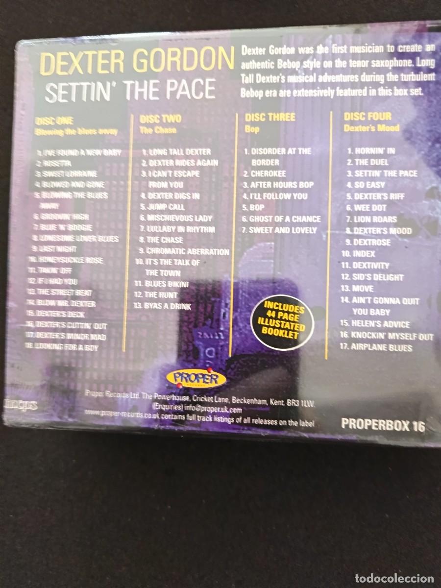 CDs de m&uacute;sica: 4CD SET. DEXTER GORDON. SETTIN THE PACE - Foto 2