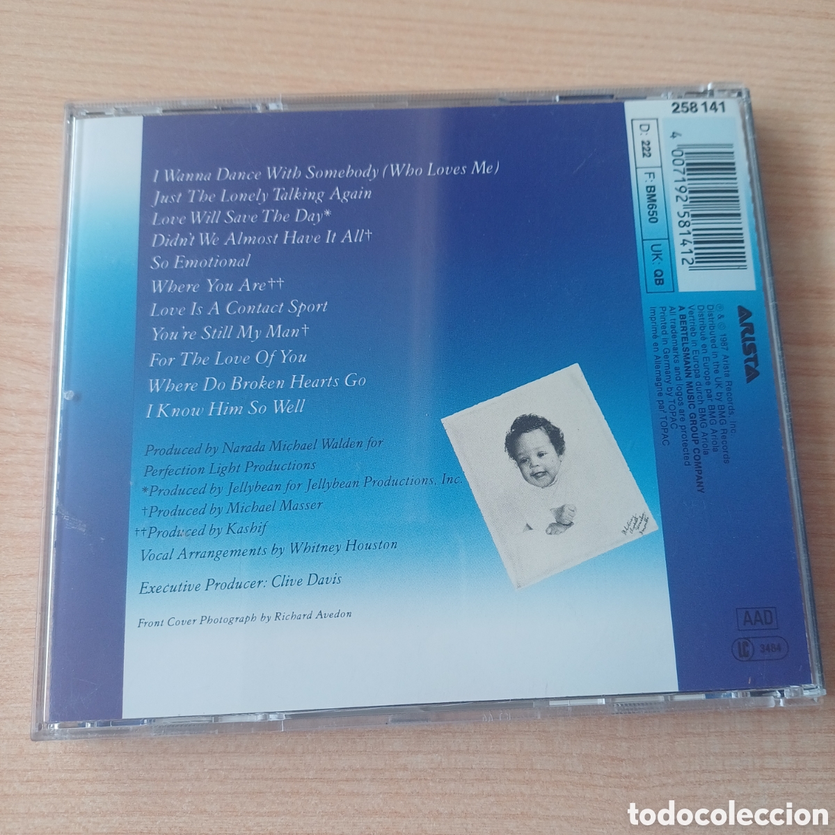 CDs de m&uacute;sica: CAJA + LIBRETO WHITNEY HOUSTON SIN CD - Foto 2