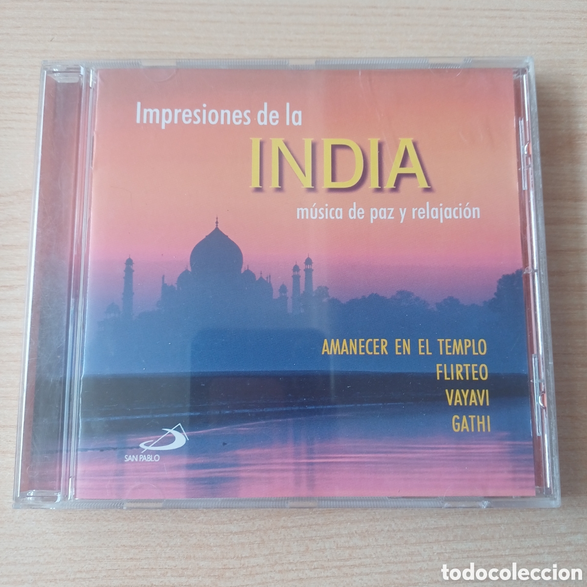CDs de M&uacute;sica: CAJA + LIBRETO SIN CD IMPRESIONES DE LA INDIA MUSICA DE PAZ Y RELAJACION