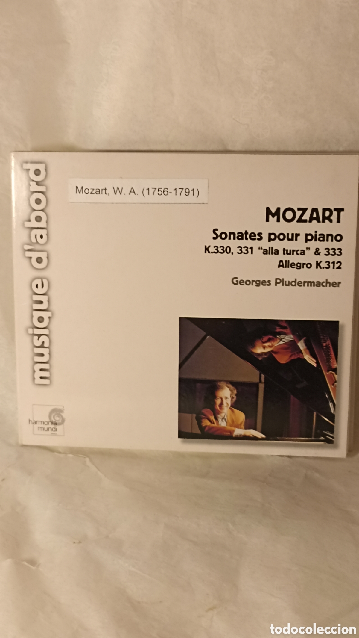 CDs de M&uacute;sica: Mozart interpretadas por Georges Pludermacher,
