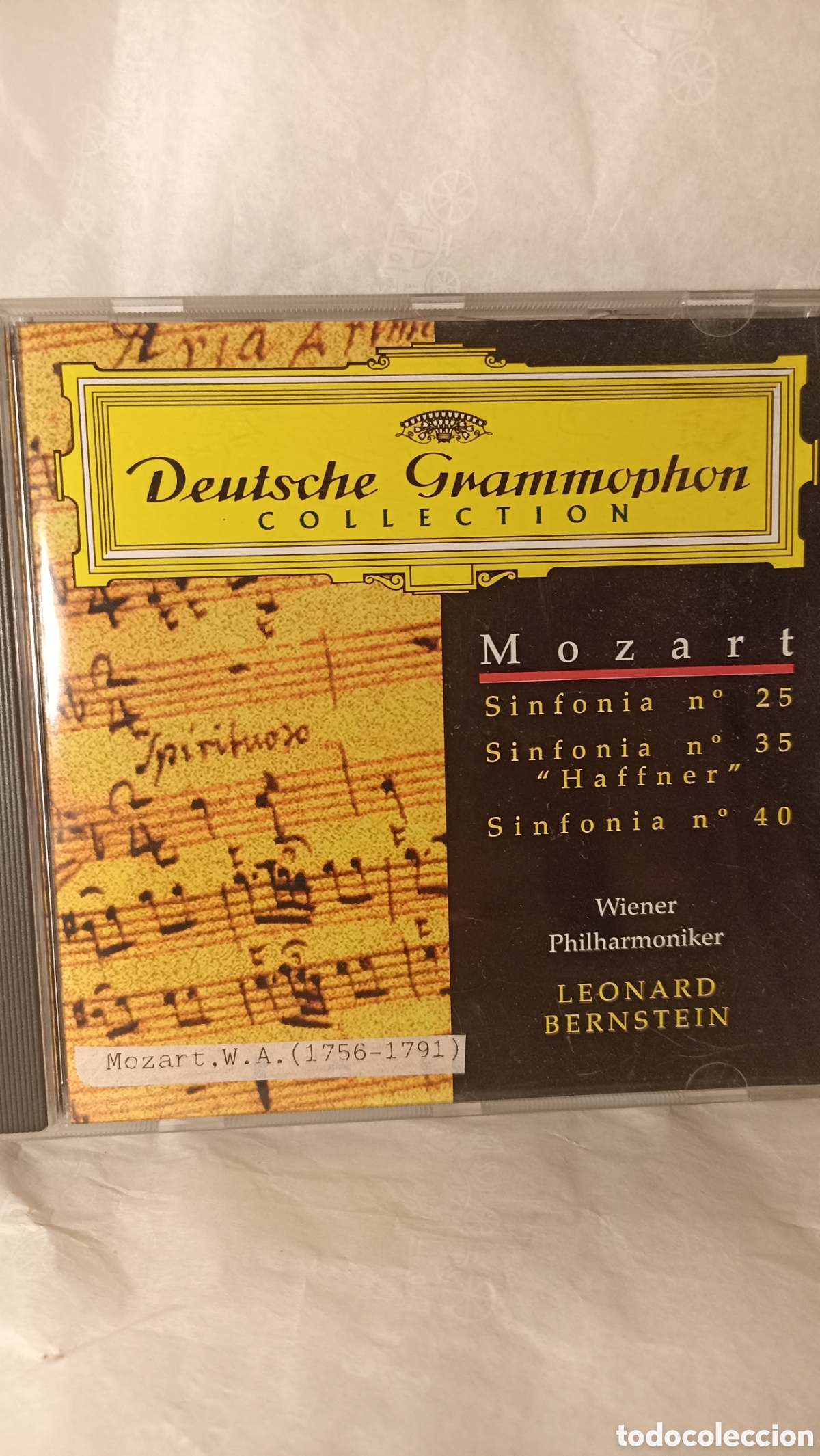 CDs de M&uacute;sica: Deutsche Grammophon que presenta tres de las sinfon&iacute;as m&aacute;s c&eacute;lebres de Wolfgang Amadeus Mozart,