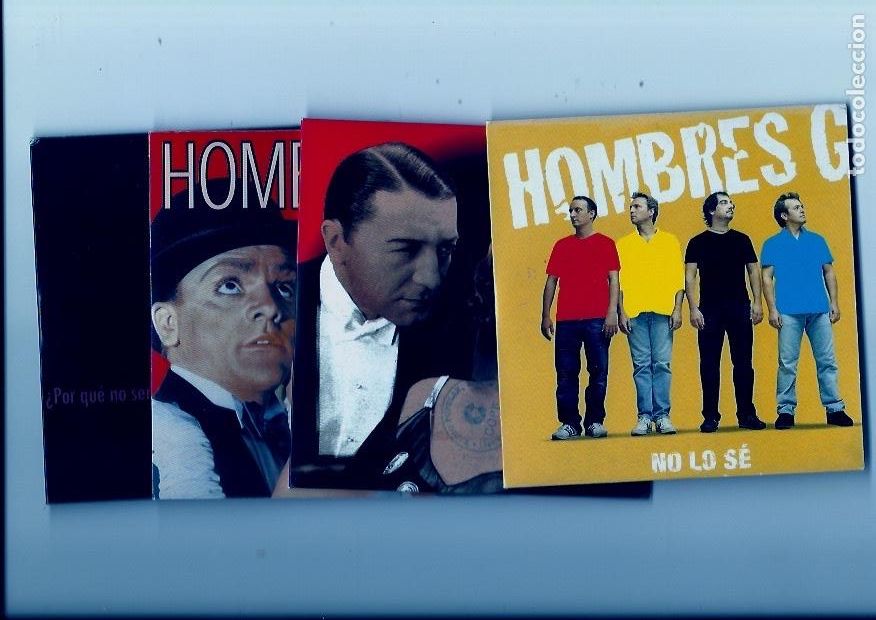 CDs de M&uacute;sica: HOMBRES G. Por que no ser amigos. No lo se. No te escaparas. Lo noto (4 cd single)