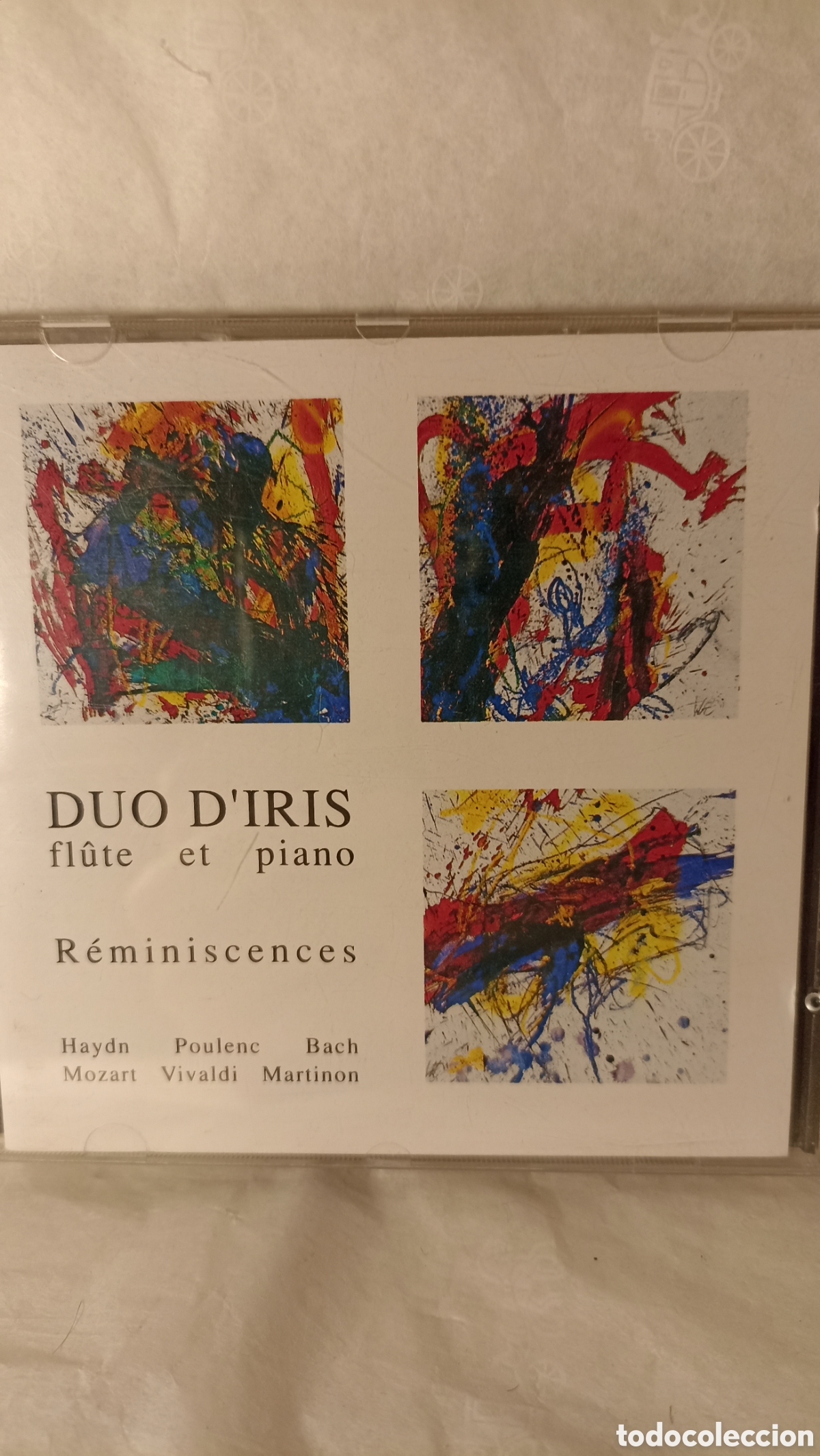 CDs de M&uacute;sica: &rdquo;R&eacute;miniscences&rdquo; del ensamble Duo d'Iris (flauta y piano