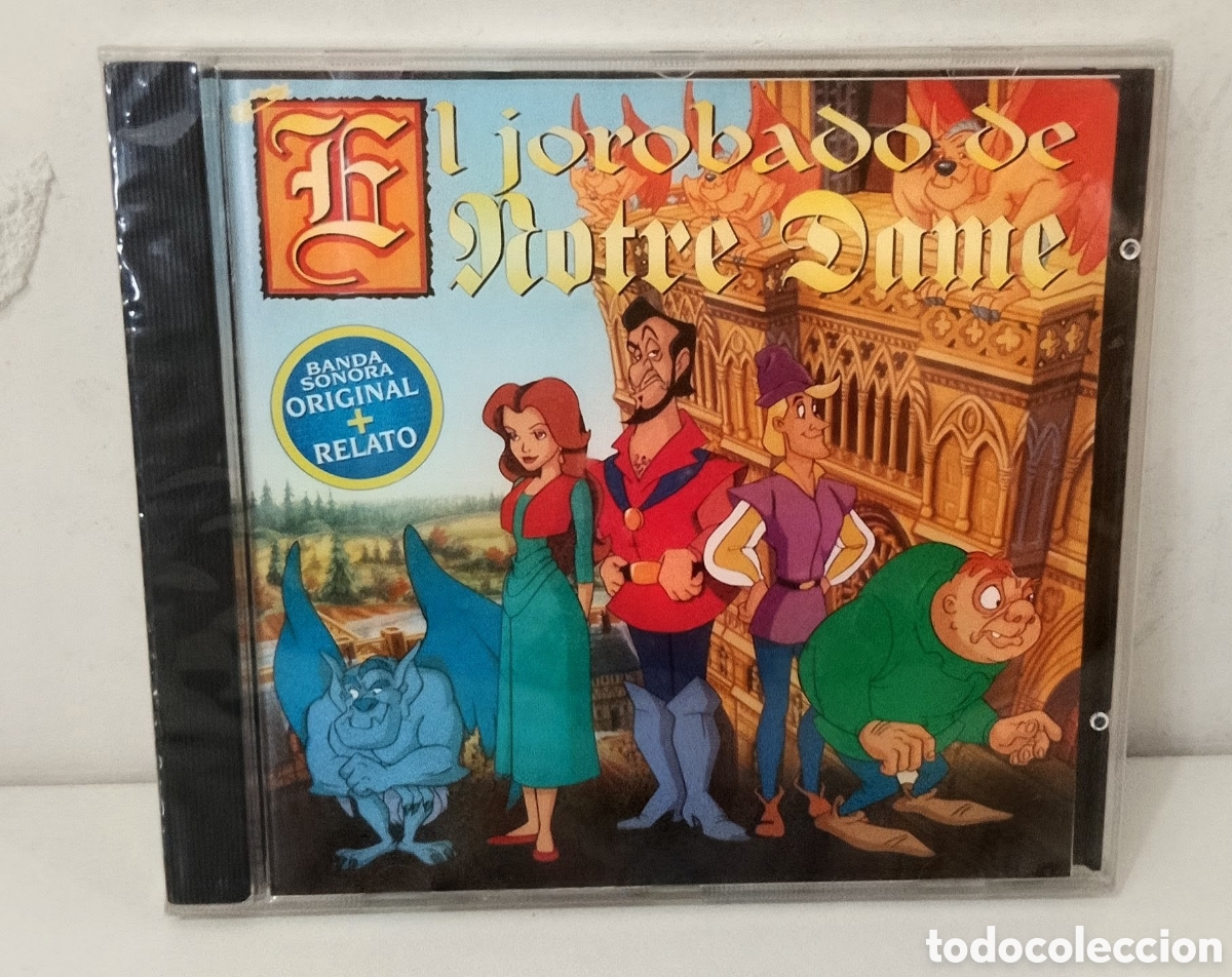 CDs de M&uacute;sica: EL JOROBADO DE NOTRE DAMA - BANDA SONORA ORIGINAL + REGALO. CD PRECINTADO