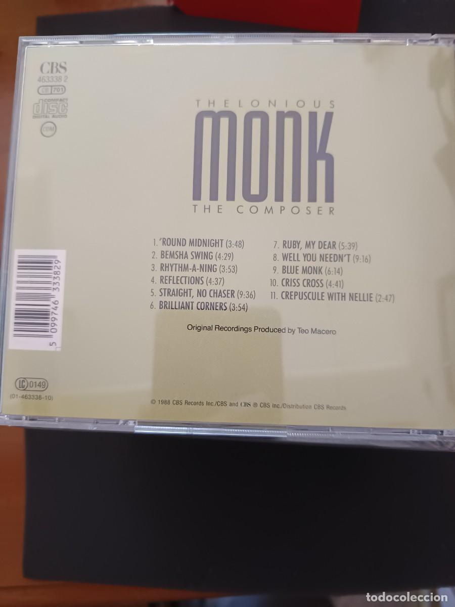 CDs de m&uacute;sica: THELONIOUS MONK. THE COMPOSER - Foto 2