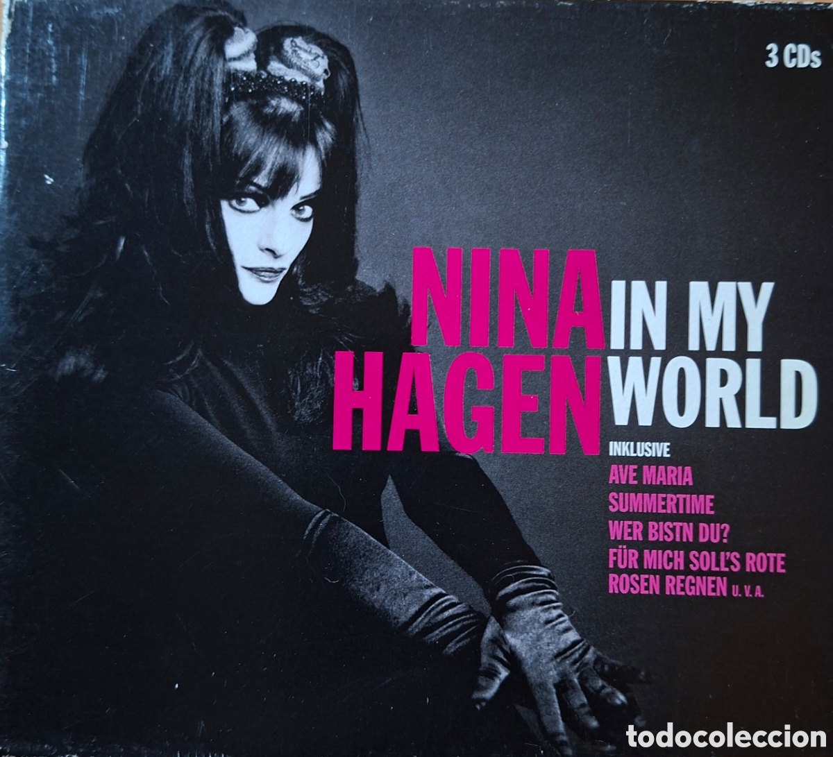 CDs de m&uacute;sica: NINA HAGEN, In My World 3xCD. M/VG++. Universal, 2012