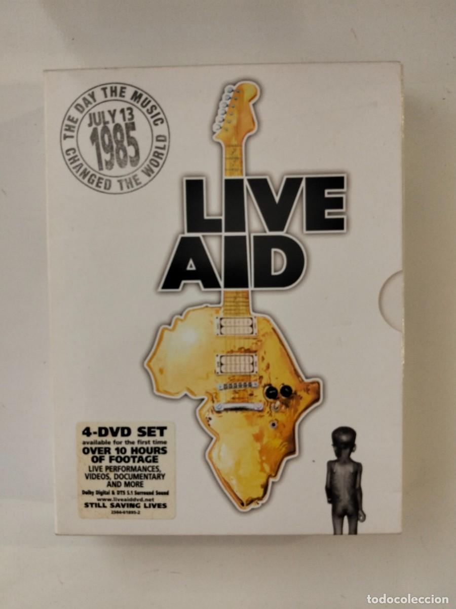 CDs de M&uacute;sica: Live Aid [4-DVD Set]