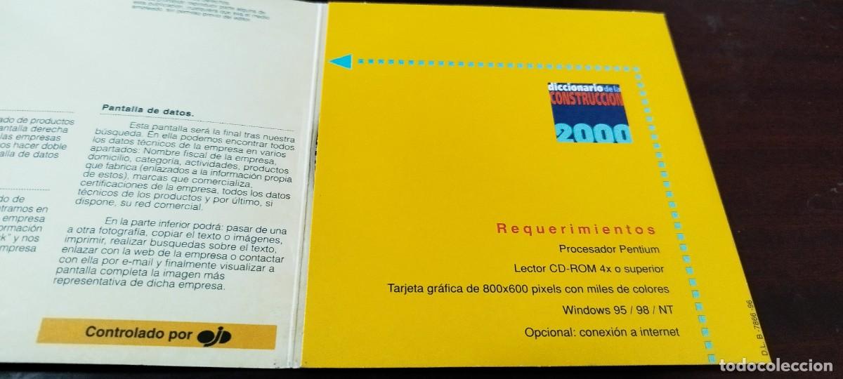 CDs de m&uacute;sica: DICCIONARIO DE LA CONSTRUCCION 2000 / CD / KARA38 - Foto 4