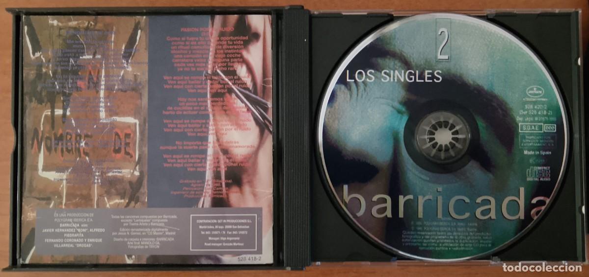 CDs de m&uacute;sica: Barricada. Los singles (1983-1996). CD. - Foto 4