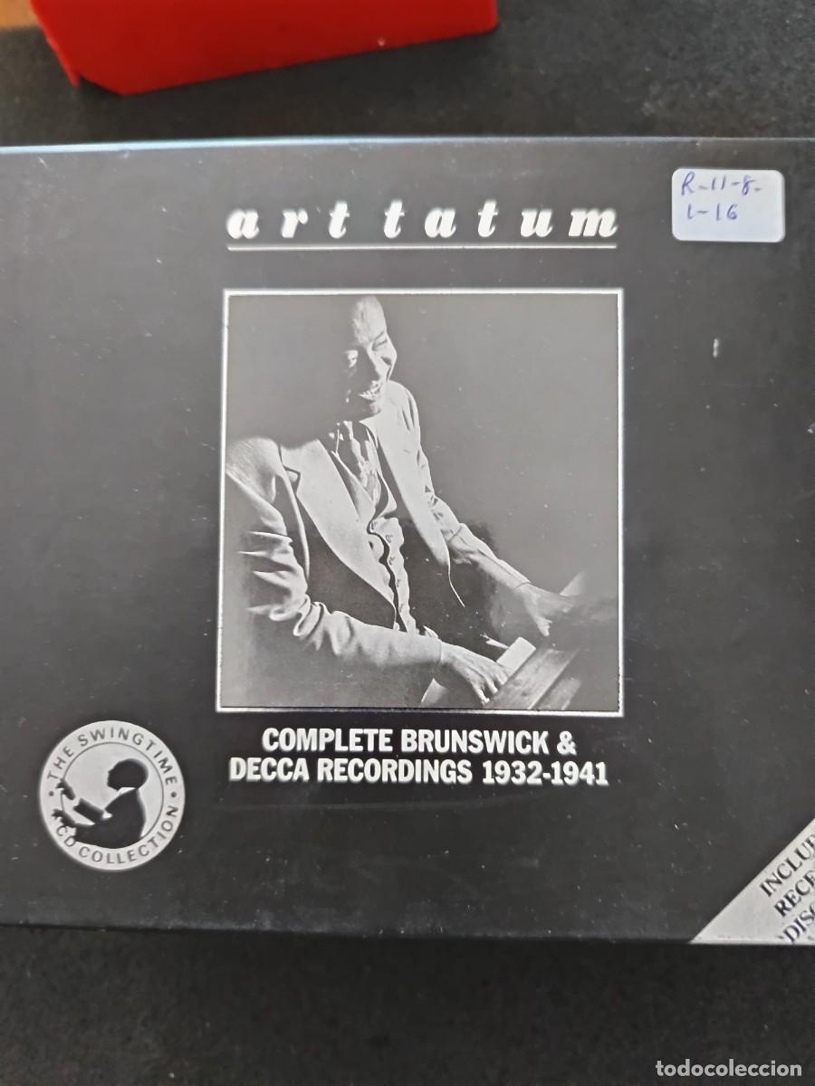 CDs de M&uacute;sica: 3 CD SET. ART TATUM. COMPLETE BRUNSWICK & DECCA RECORDINGS 1932-1941