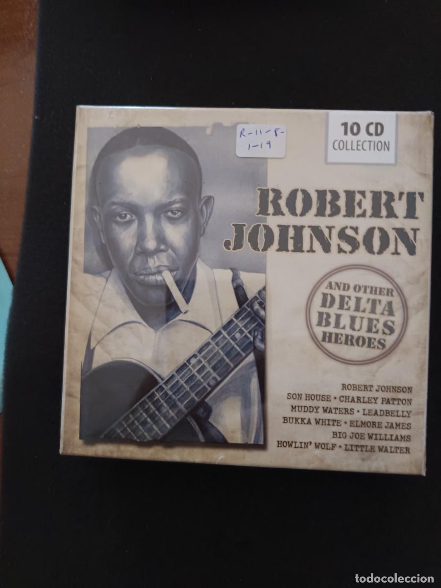 CDs de M&uacute;sica: CAJA / BOX 10 CDS. ROBERT JOHNSON AND OTHER DELTA BLUES HEROES