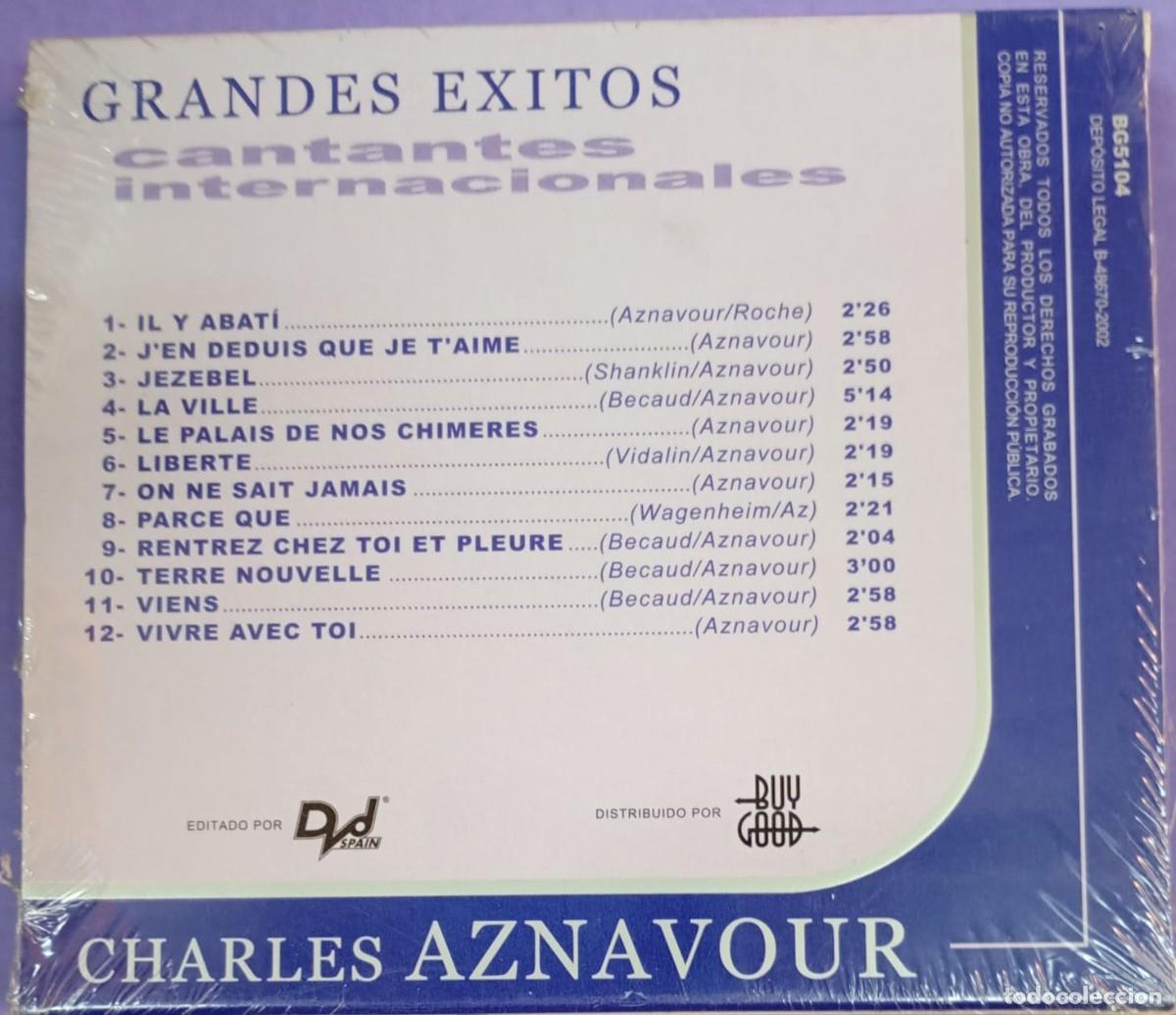 CDs de m&uacute;sica: CHARLES AZNAVOUR. GRANDES &Eacute;XITOS. CD PRECINTADO - Foto 2