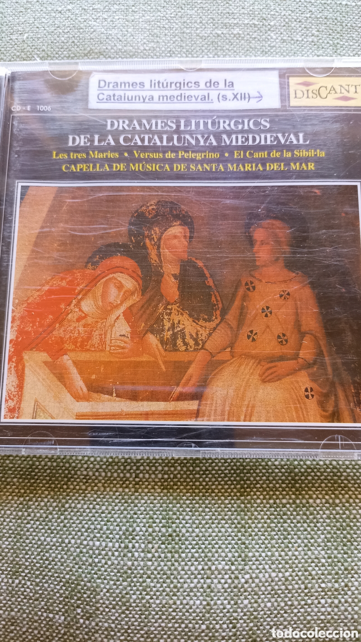 CDs de M&uacute;sica: Drames Lit&uacute;rgics de la Catalunya Medieval&rdquo; interpretado por la Capella de M&uacute;sica de Santa Maria del