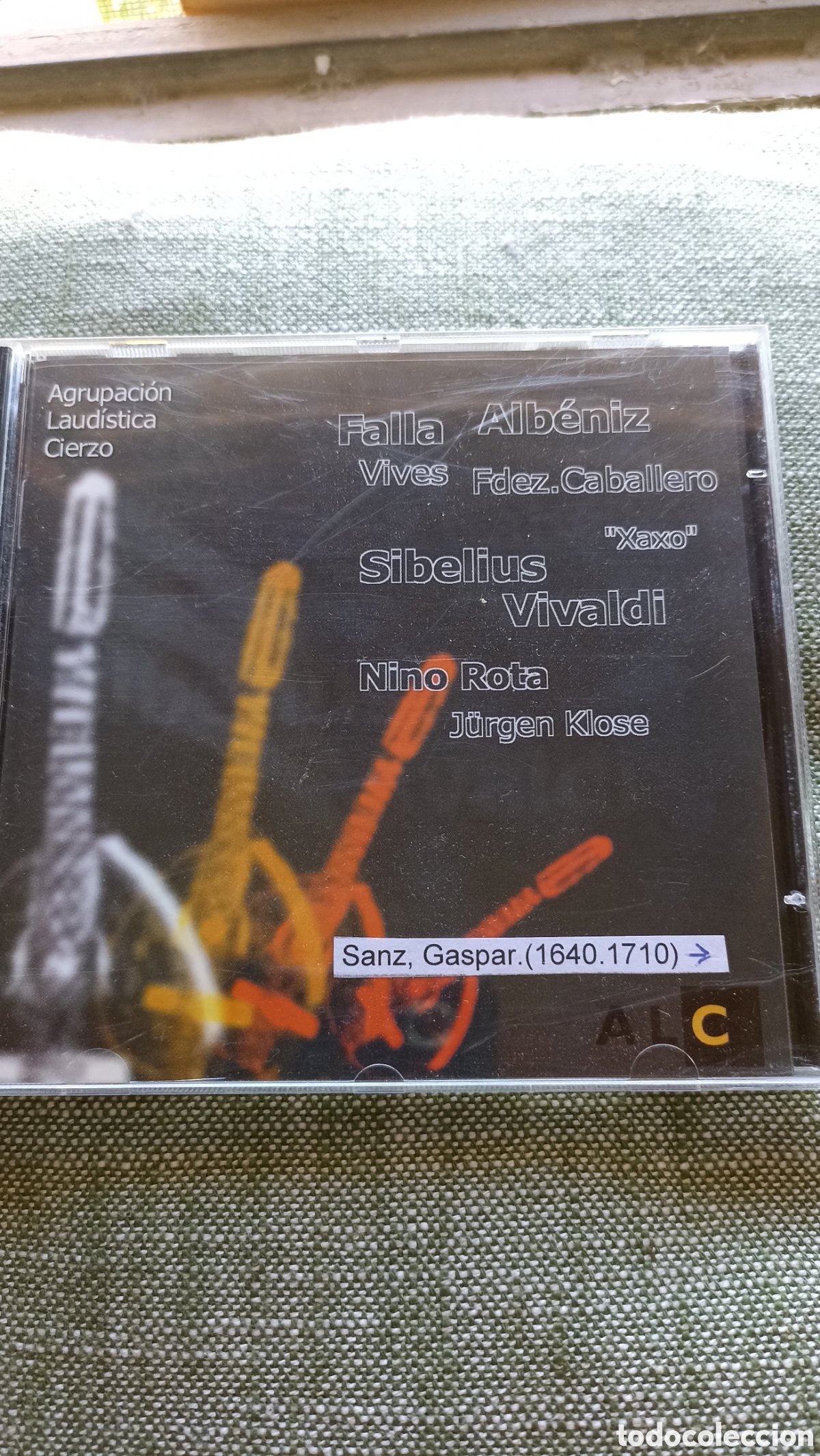 CDs de M&uacute;sica: Agrupaci&oacute;n Laud&iacute;stica Cierzo, toca Falla,Alb&eacute;niz, Sanz