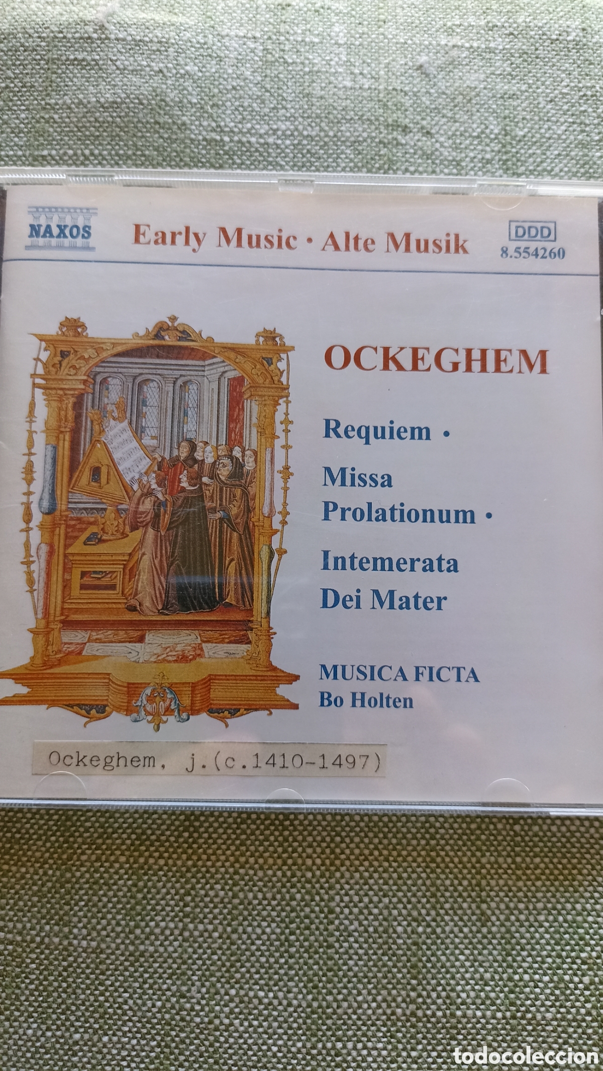 CDs de M&uacute;sica: Ockeghem: Requiem / Missa
