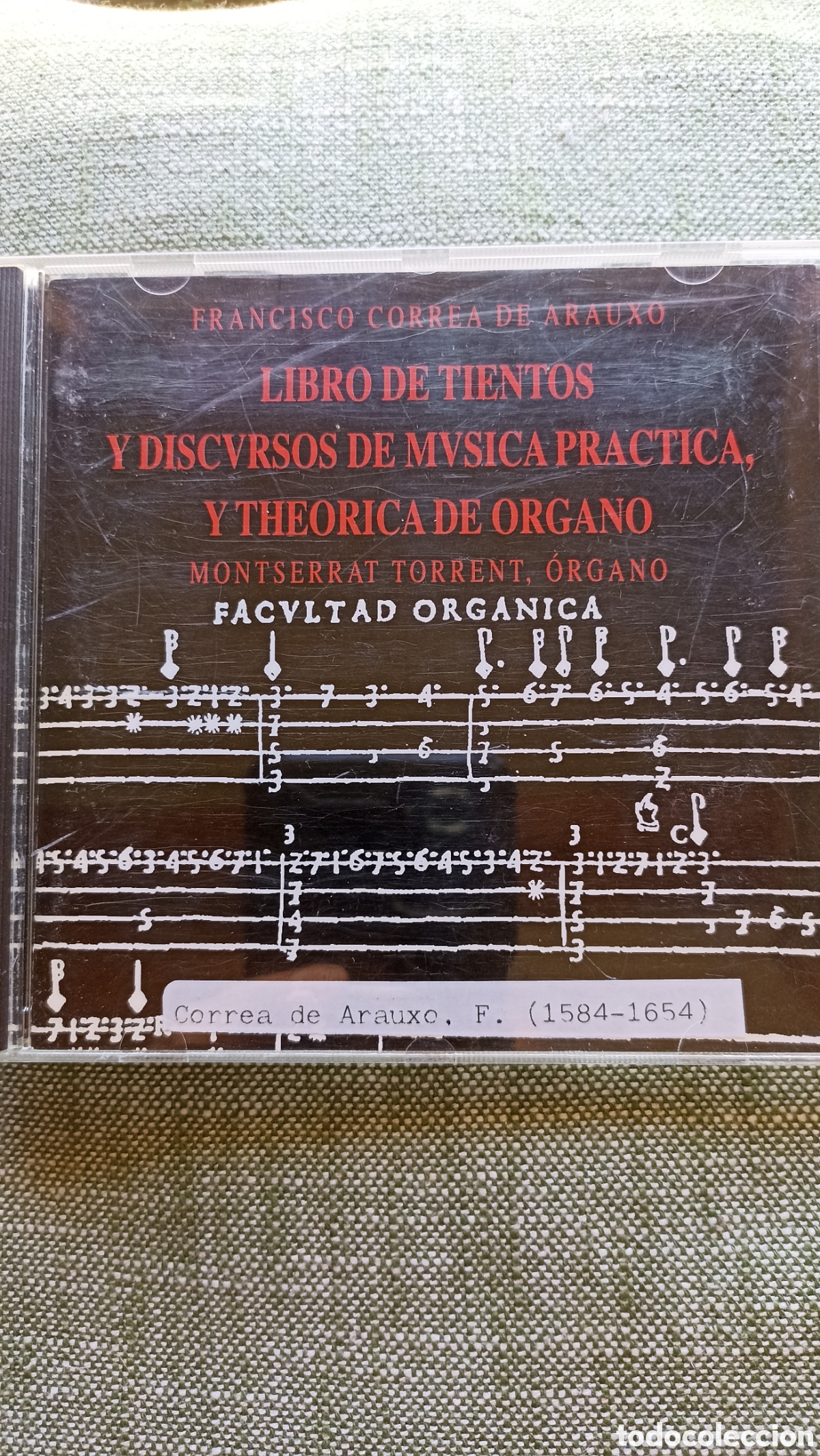CDs de M&uacute;sica: Libro de tientos y discursos de m&uacute;sica pr&aacute;ctica, y the&oacute;rica de &oacute;rgano, publicado originalmente 1626