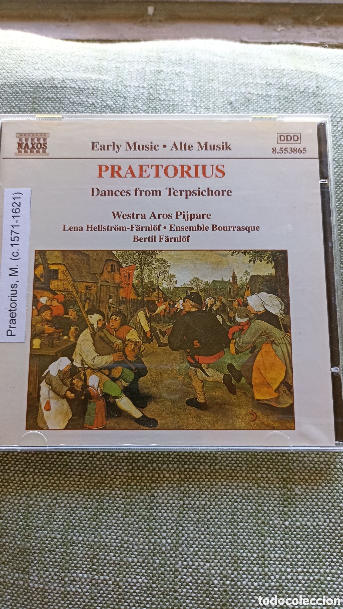 CDs de M&uacute;sica: Dances from Terpsichore (Danzas de Terps&iacute;core) de Michael Praetorius.