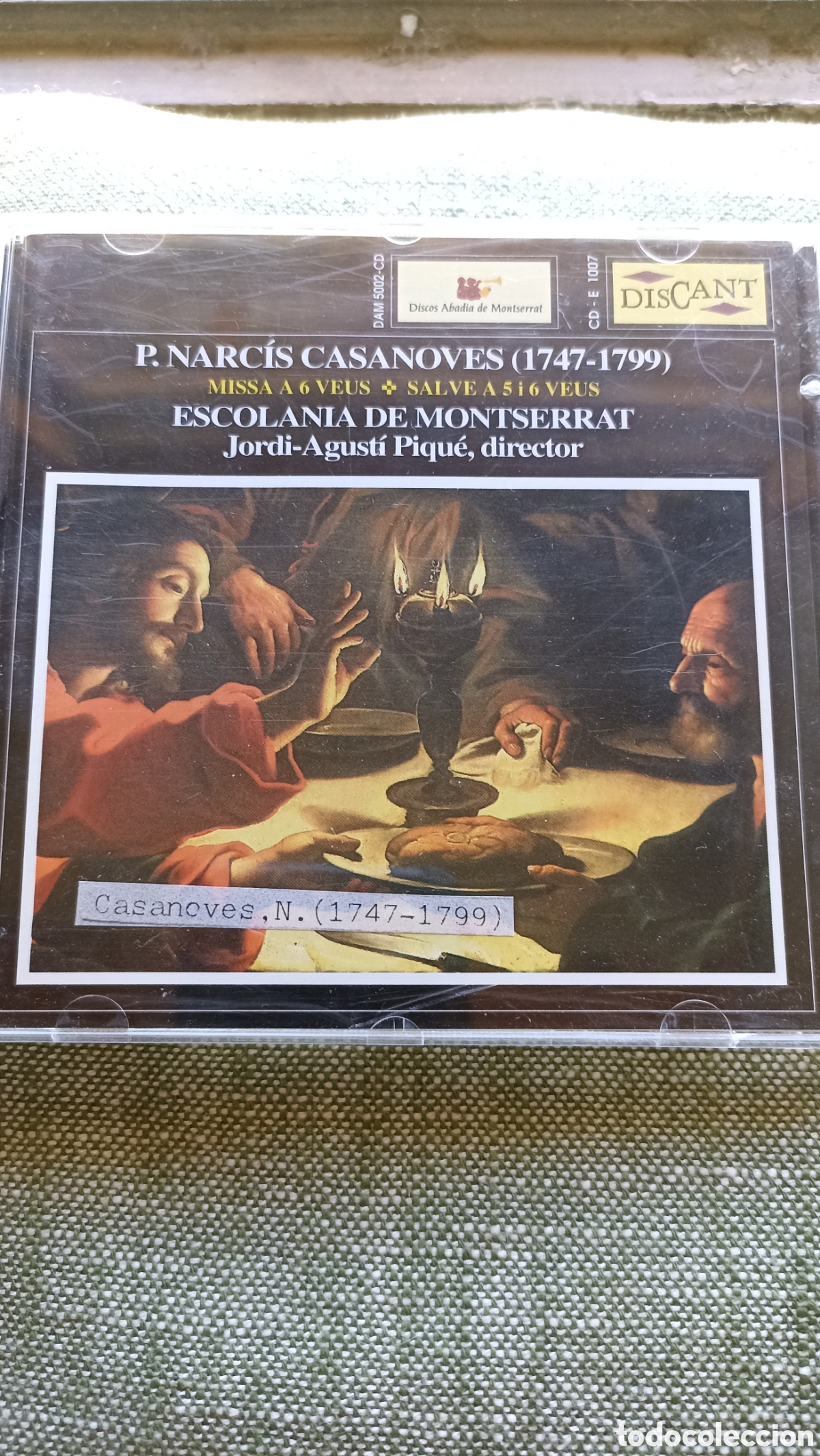 CDs de M&uacute;sica: Missa a 6 Veus & Salve a 5 i 6 Veus del compositor Narc&iacute;s Casanoves