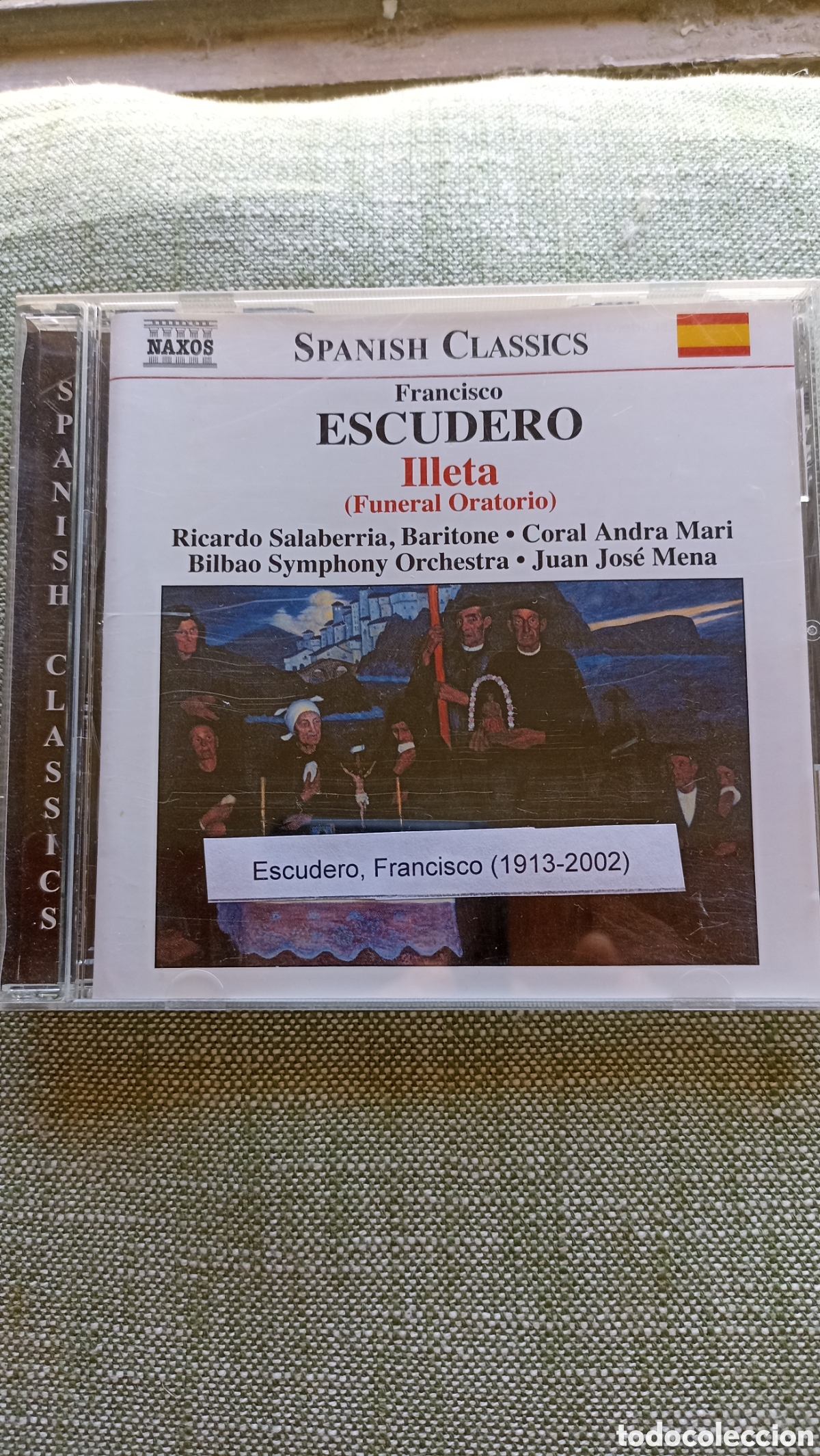 CDs de M&uacute;sica: CD &rdquo;Illeta (Funeral Oratorio)&rdquo; del compositor Francisco Escudero,