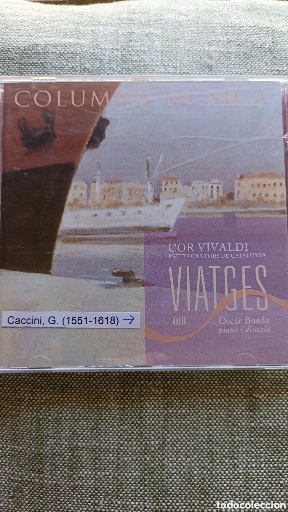 CDs de M&uacute;sica: CD Viatges, Vol. II del Cor Vivaldi (dirigido por &Oacute;scar Boada y editado por Columna M&uacute;sic