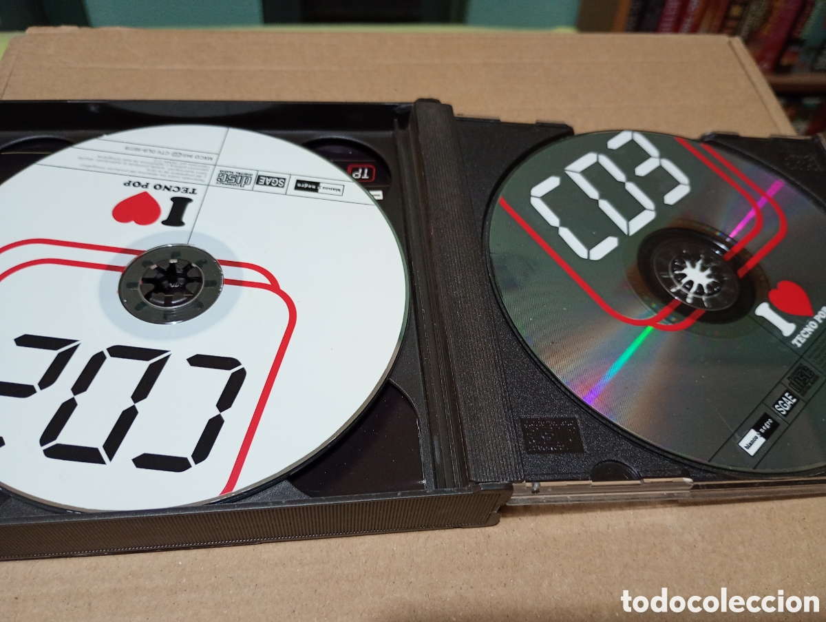 CDs de m&uacute;sica: I LOVE tecno pop CD 2 discos - Foto 2