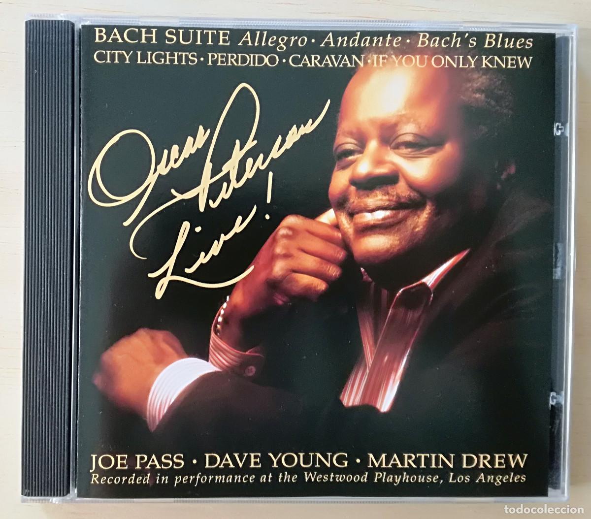 CDs de Musique: OSCAR PETERSON - LIVE ! - JOE PASS - BACH SUITE - PABLO