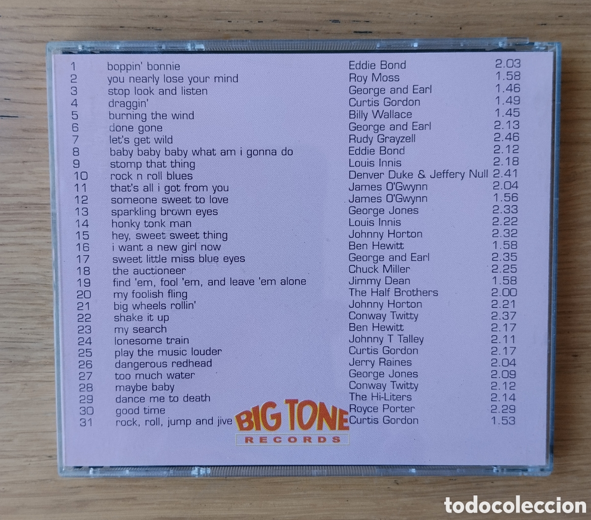 CDs de m&uacute;sica: V/A : &rdquo;MERCURY ROCKABILLY VOLUME 2&rdquo; CD - ROCKABILLY - Foto 2
