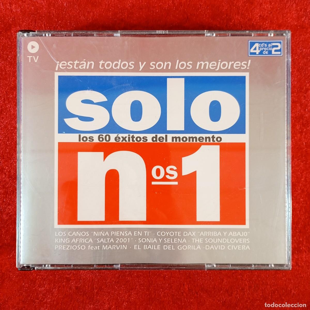 CD de M&uacute;sica: SOLO N&ordm; 1 - LOS 60 &Eacute;XITOS DEL MOMENTO - 4 CD - VALE MUSIC - 2001 - VLCD 077-1 / 5603