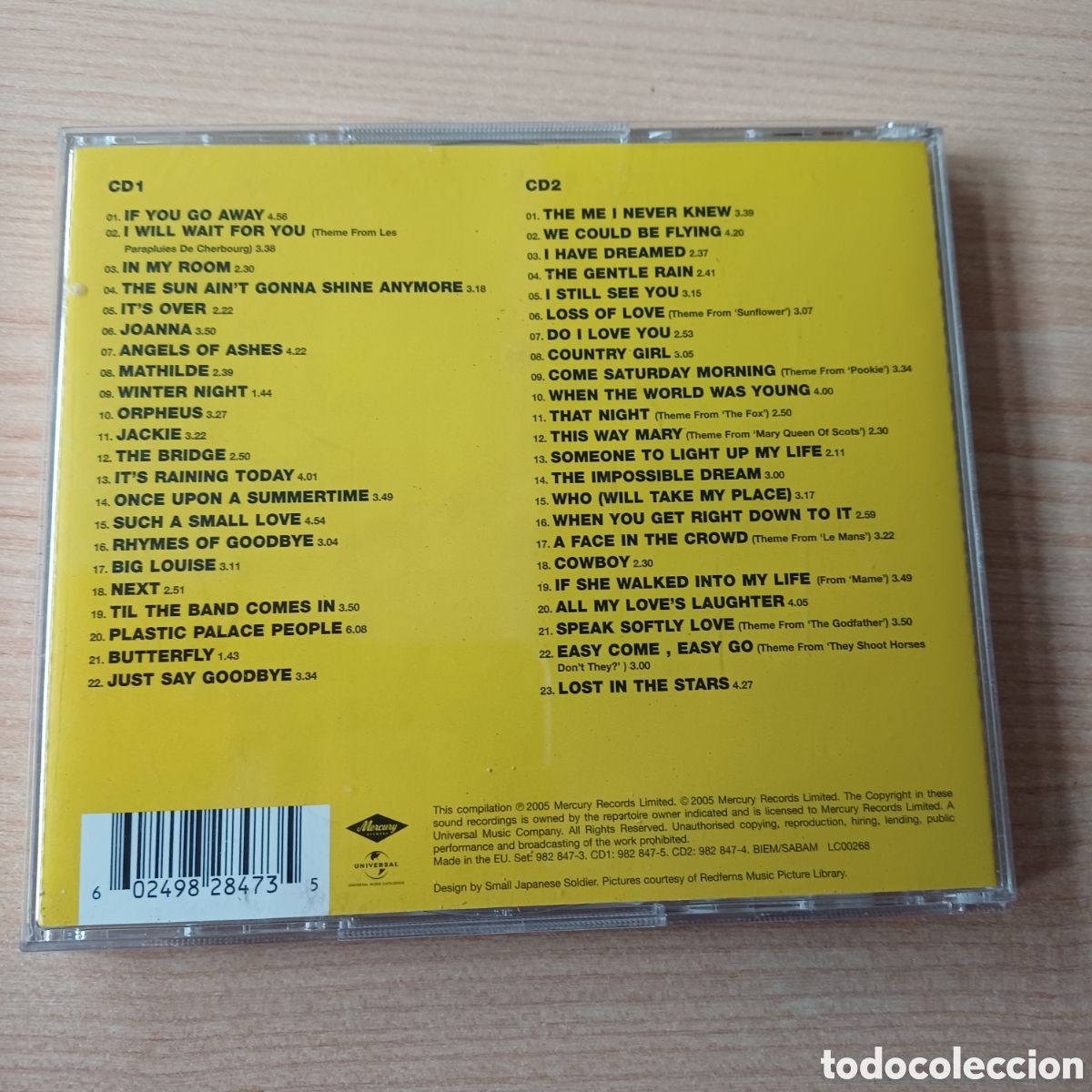 CDs de m&uacute;sica: SCOTT WALKER CLASSICS & COLLECTIBLES S&Oacute;LO CD 2 - Foto 3