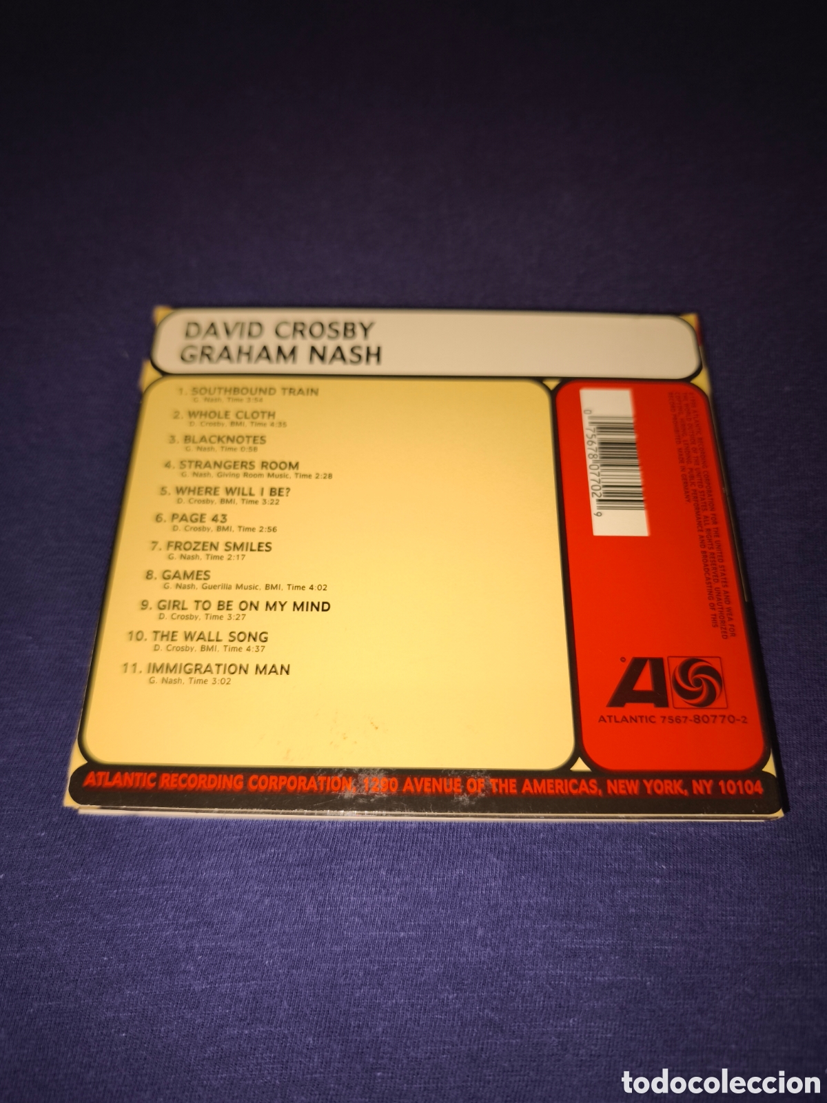 CDs de m&uacute;sica: Graham Nash David Crosby - Foto 2
