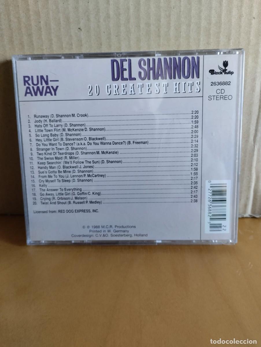 CDs de m&uacute;sica: DEL SHANNON ----- 20 GREATEST HITS - Foto 2