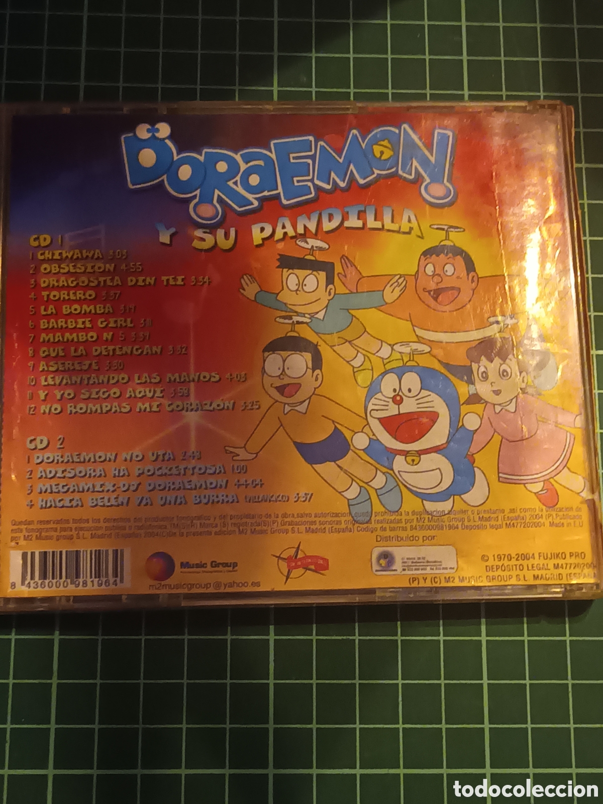 CDs de m&uacute;sica: Doraemon y su pandilla 2cd - Foto 2