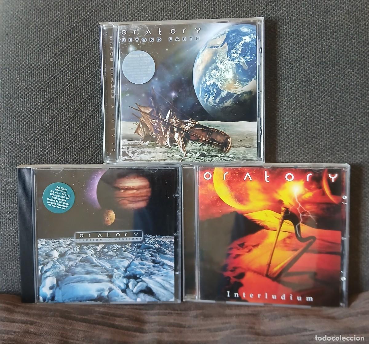 CDs de M&uacute;sica: LOTE CON 3 CDS DE ORATORY COMO NUEVOS - POWER METAL MELODICO SINFONICO