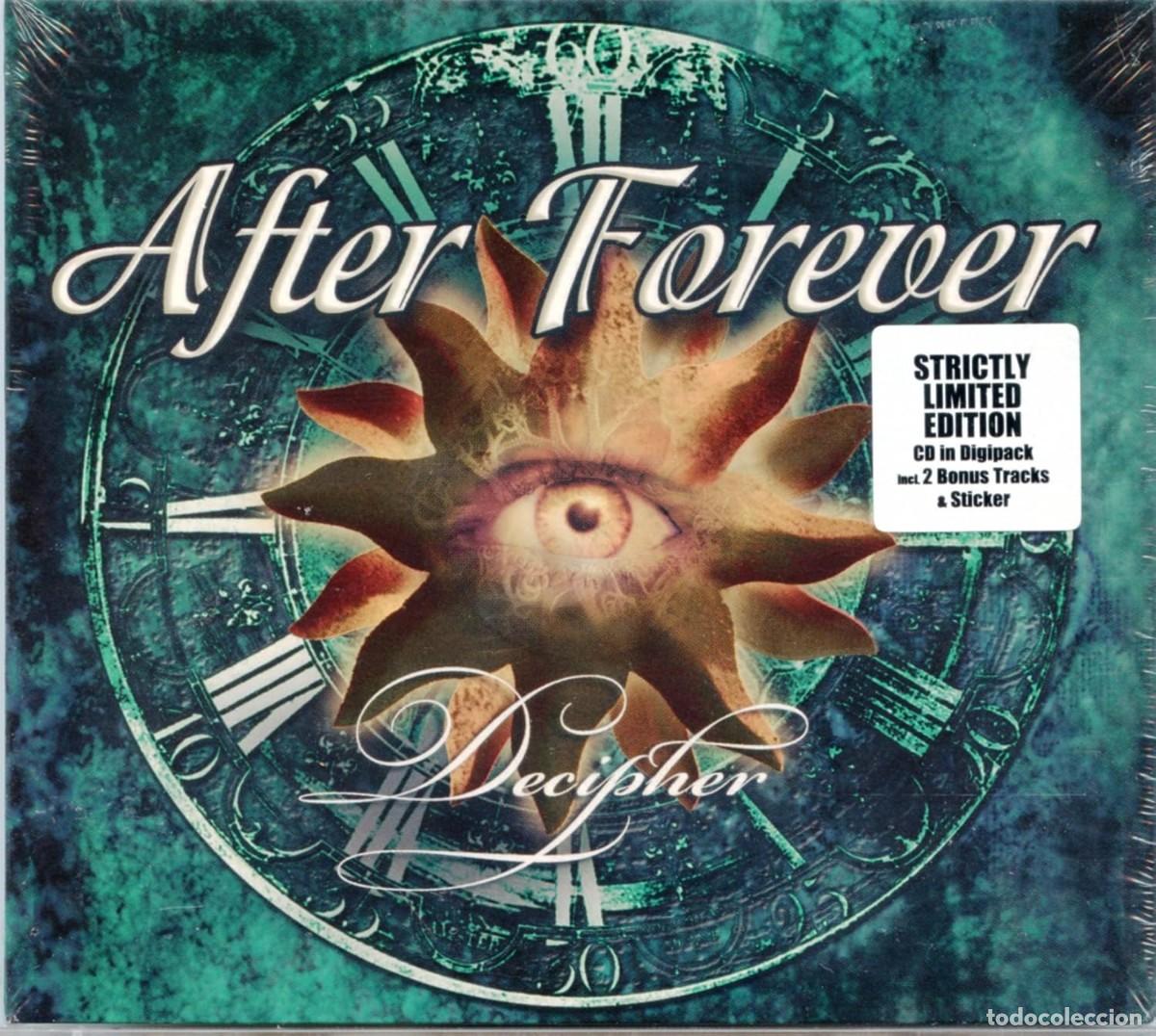 CDs de M&uacute;sica: DECIPHER - CD DIGIPACK COMO NUEVO DE AFTER FOREVER - INCLUYE 2 BONUS TRACKS + PEGATINA