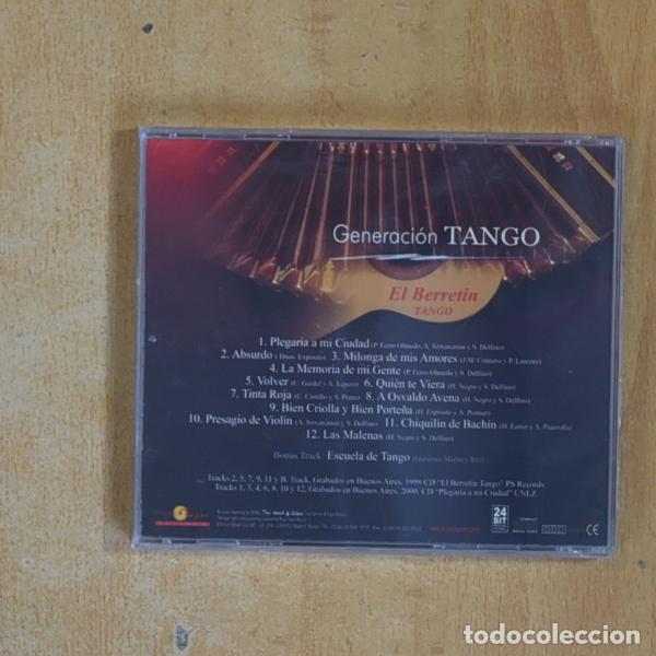 CDs de m&uacute;sica: VARIOS - GENERACION TANGO EL BERRETIN - CD - Foto 2