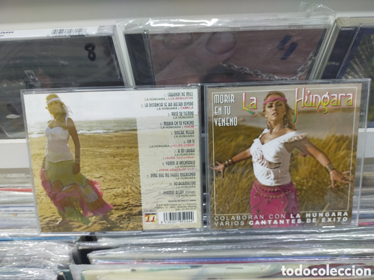 CDs de M&uacute;sica: La h&uacute;ngara cd morir en tu veneno 2008